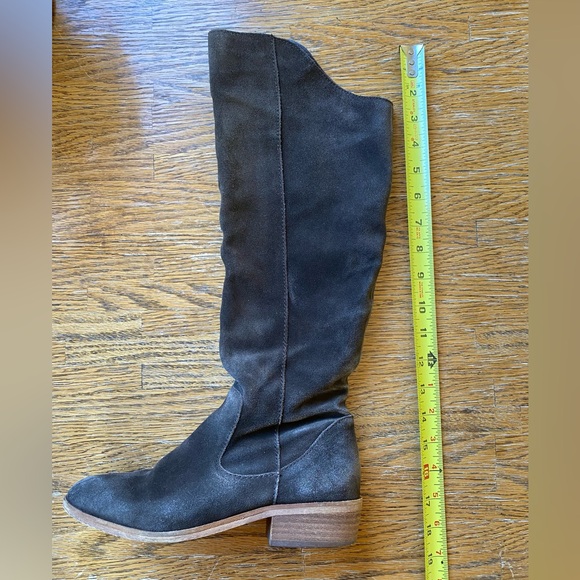 STEVEN by Steve Madden Elodie Tall Suede Boots 7.5 - Picture 2 of 10